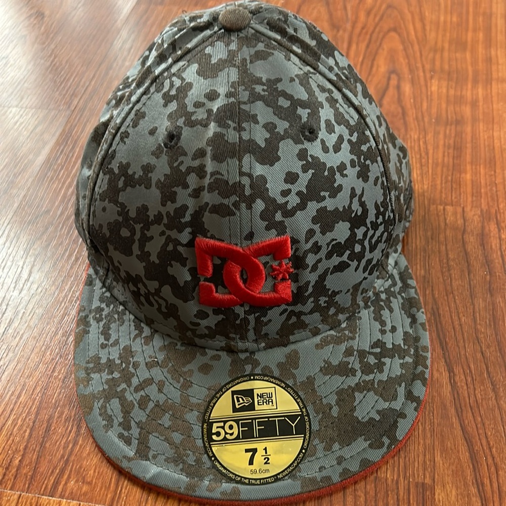 DC New Era 59Fifty Hat Gray and Black